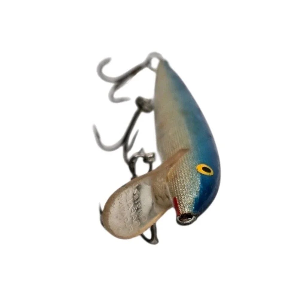 Vintage RAPALA Original Floating F-18 Fishing Lure in Blue
